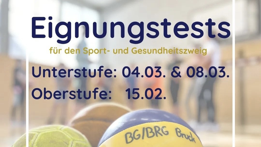 Termine der Eignungstests