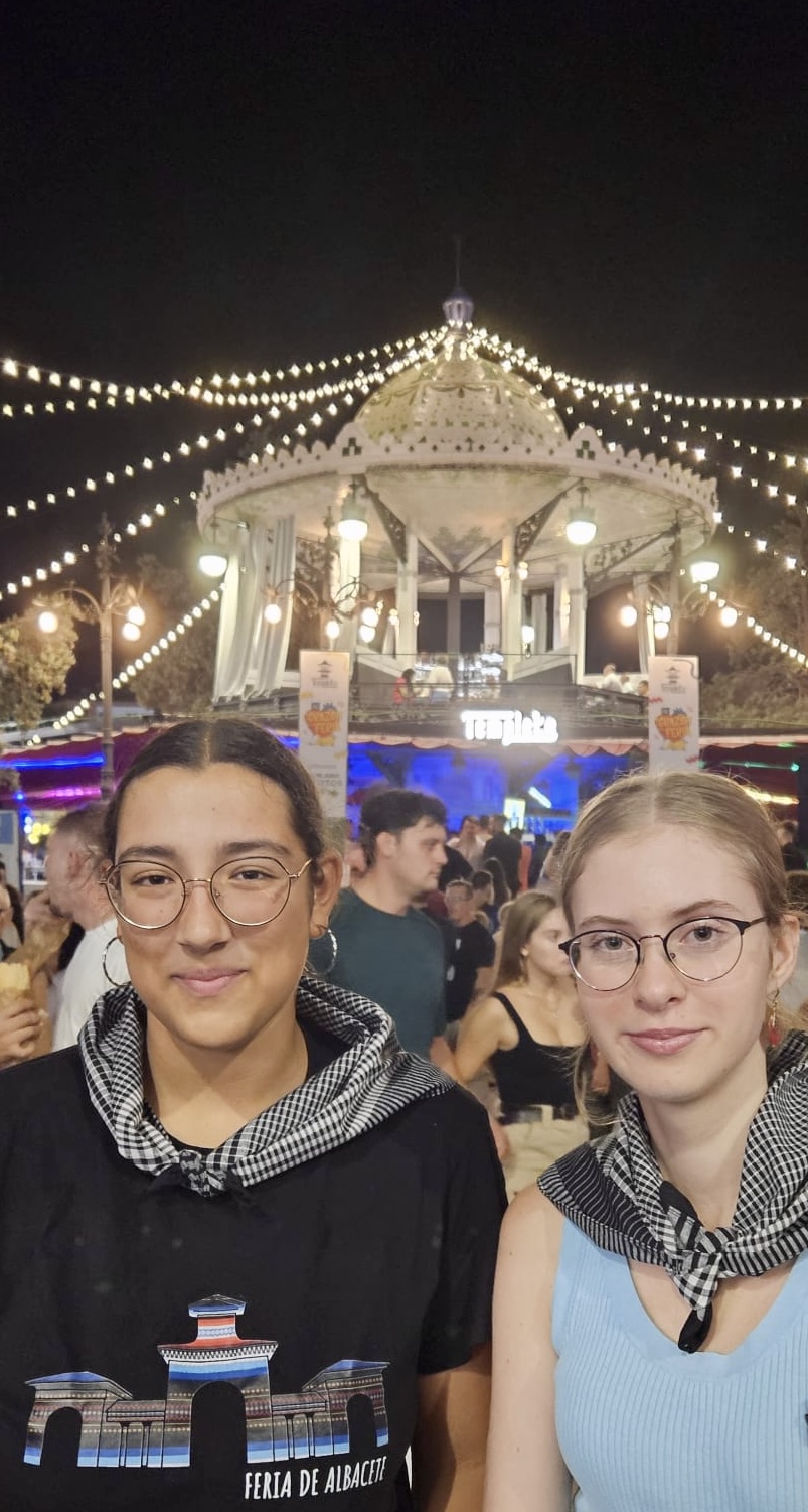 Anna und ihre Gastschülerin aus Spanien Anna 